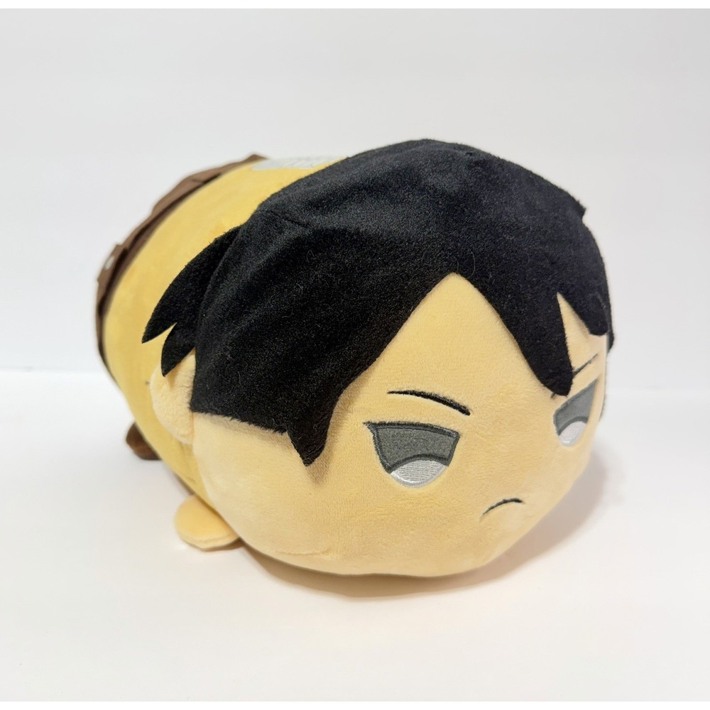 Attack on Titan Eren Jaeger Roll Plush GE Animation Official Licensed 12"